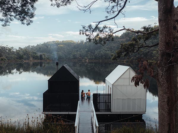 Derby Floating Sauna Tasmania