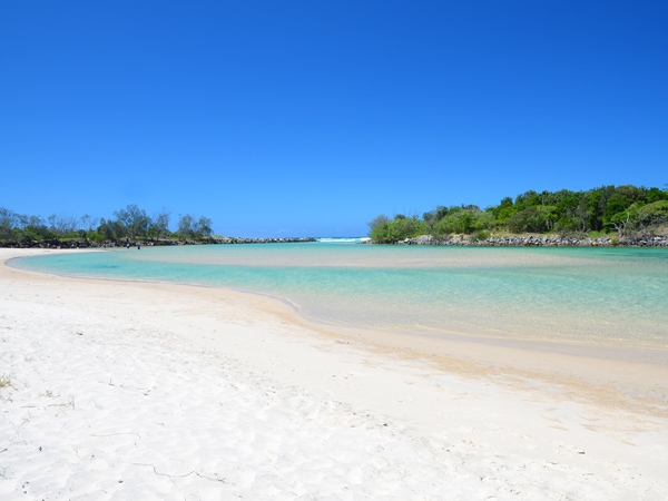 A pristine beach in Pottsville, New South Wales. (Image: Getty Images)
