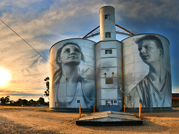 Victoria Silo Art Mural Rupanyup Mural