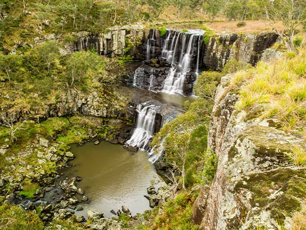 Ebor Falls, Waterfall Way in the New England region of New South Wales, Australia