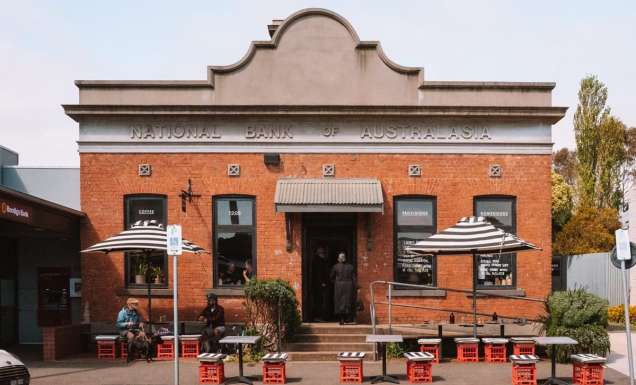 the cafe exterior of Trentham General, Daylesford