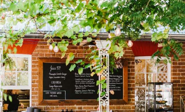 The window for orders at Coffee House At Parkview in Mudgee