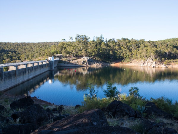 A view of Mundaring Weir (Image: Tourism Western Australia)