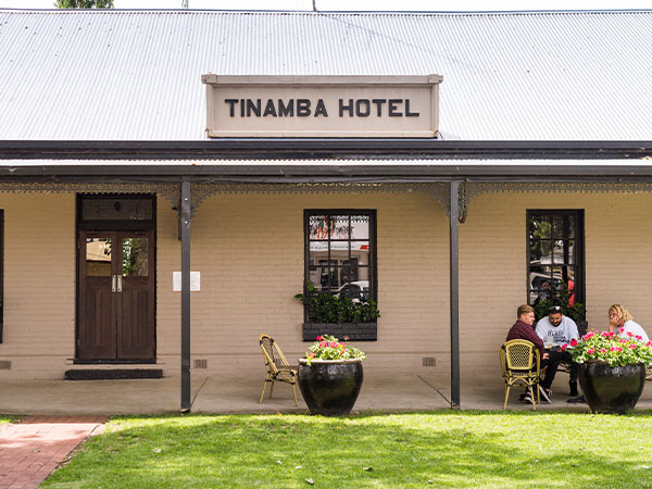 Tinamba Hotel Exterior, VIC, Australia