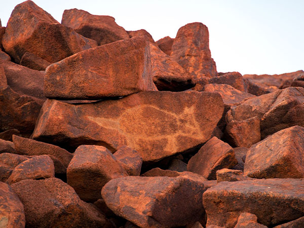 Murujuga National Park Petroglyphs, WA, Australia