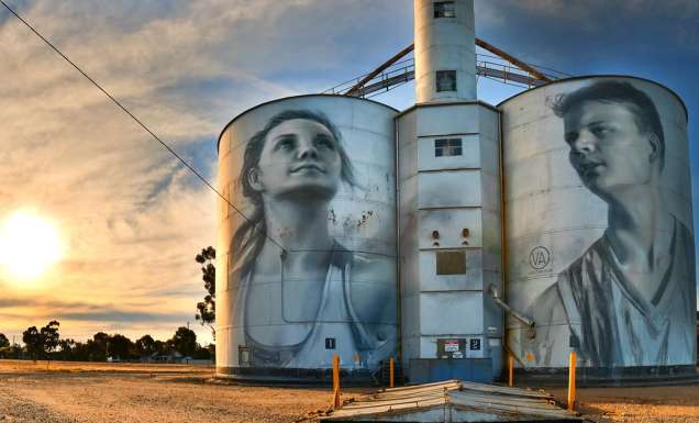 Victoria Silo Art Mural