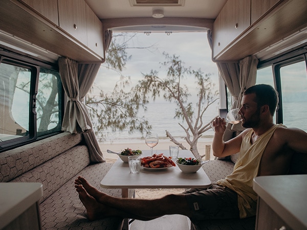 Kitchen amenities, Euro Tourer 2 Berth, Apollo Camper Vans, Australia