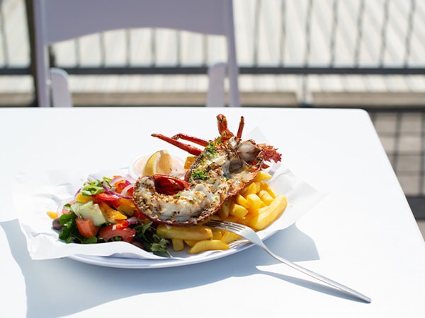 Seafood at Apollo Bay Fisherman's Coop, Great Ocean Road, VIC, Australia