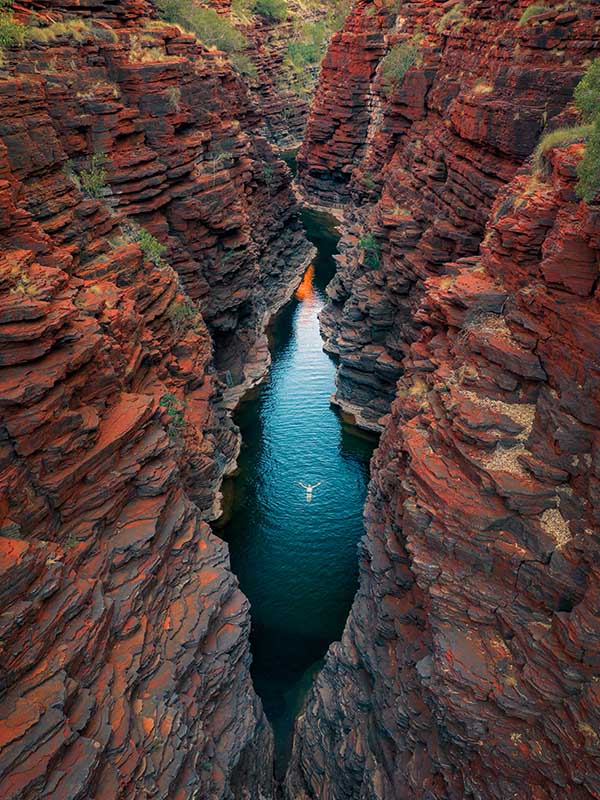 Joffre Gorge, Karijini National Park, Pilbara, North West WA, Australia