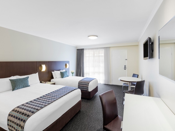 a look inside one of the bedrooms at Mercure Wagga Wagga