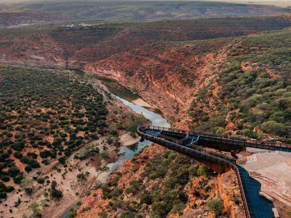 Abseiling at Kalbarri National Park, WA