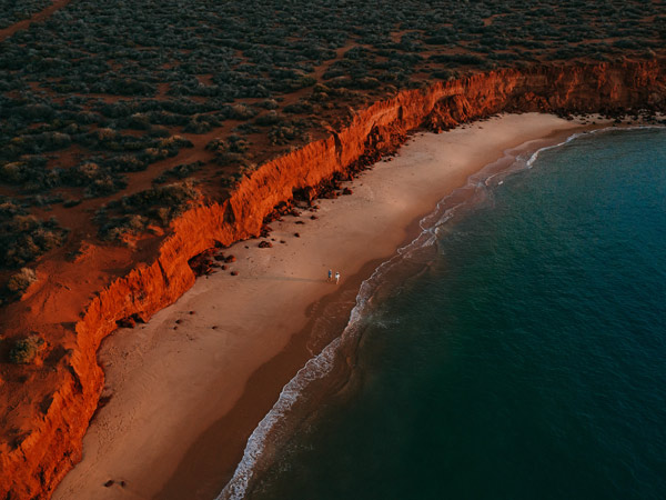 Aerial, Francois Peron National Park, WA