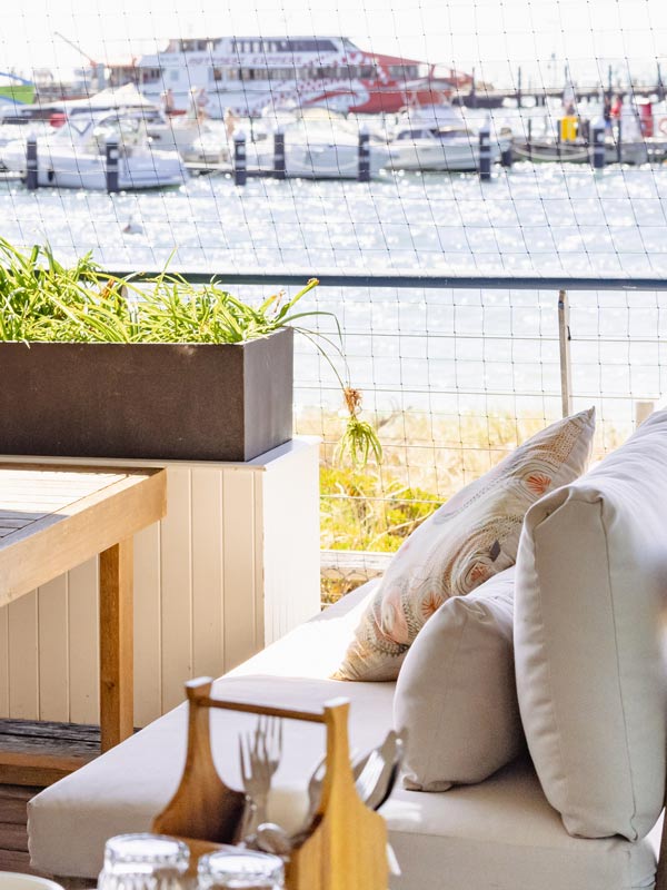 View from the restaurant, Isola Bar e Cibo, Western Australia