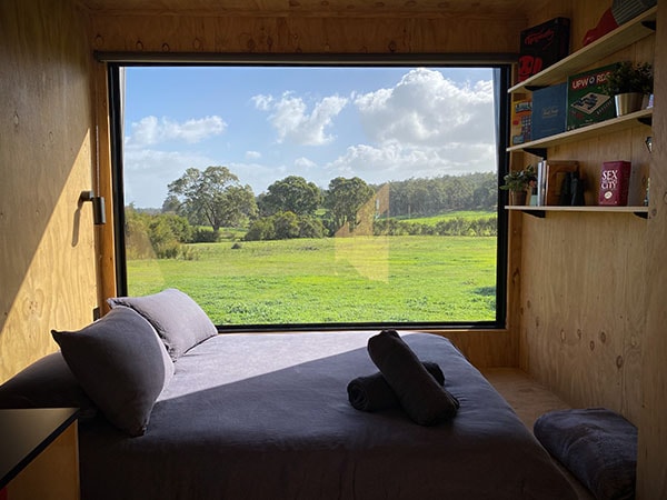 Interiors of Cabin at Heyscapes, Margaret River, WA