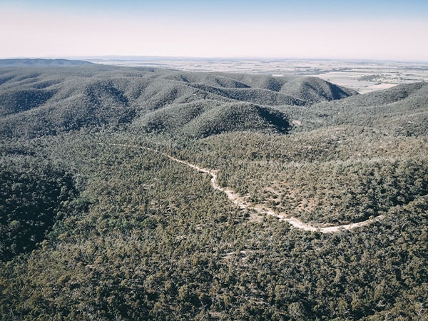 Moorabool Valley, Brisbane Ranges National Park, Geelong and the Bellarine Peninsula, VIC, Australia