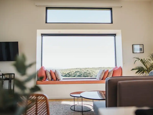 The Nest Airbnb Kangaroo Island - bay window