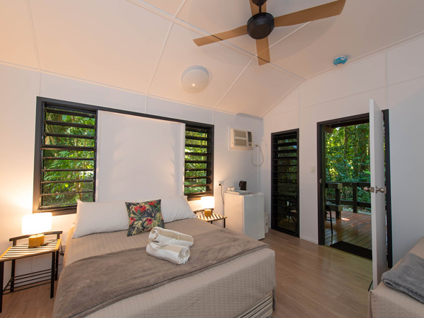 the Escape cabin at Cape Trib Beach House, Daintree