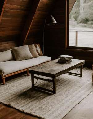 Inside the Aframe Kangaroo Valley