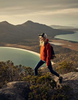 Hiking Wineglass Bay