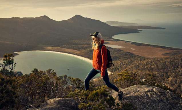 Hiking Wineglass Bay