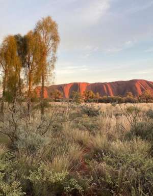 Uluru at sunrise