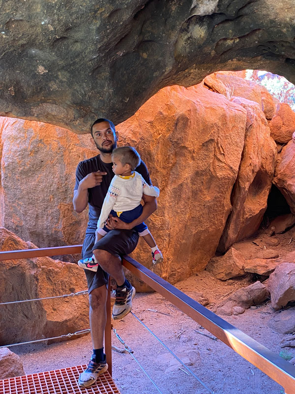 Ken and Shalene at Uluru
