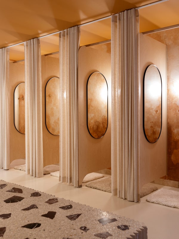 Changing rooms at Sense of Self. (Image: Martina Gemmola)