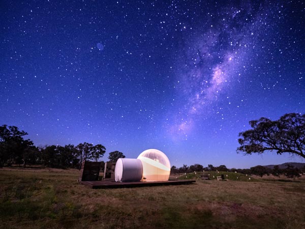 Stargazing at Mirumiru Bubbletents