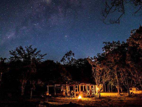 Yindilli camping ground at night. (Image: Yindilli Camping Ground)