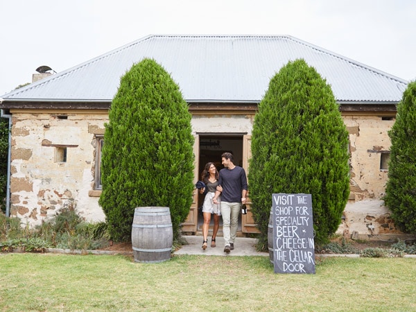 a couple enjoying a visit to Cupitt's Winery, Ulladulla