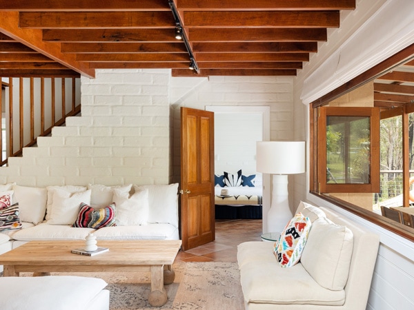 the living room of a homestead at Jackson Ranch, Batemans Bay