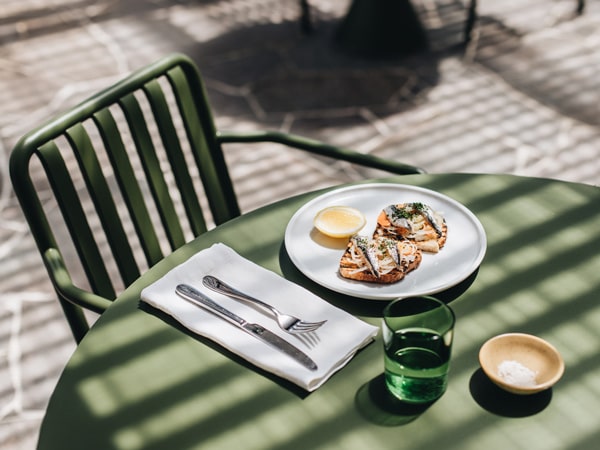 a meal on the table at The Oaks Ranch, Mossy Point, Batemans Bay