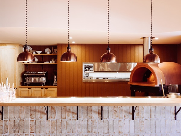 a vibrant and elegant dining interior at The Patch, Tomakin