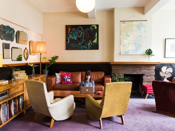 Interiors of the Alabama Hotel in Hobart, Tasmania, Australia