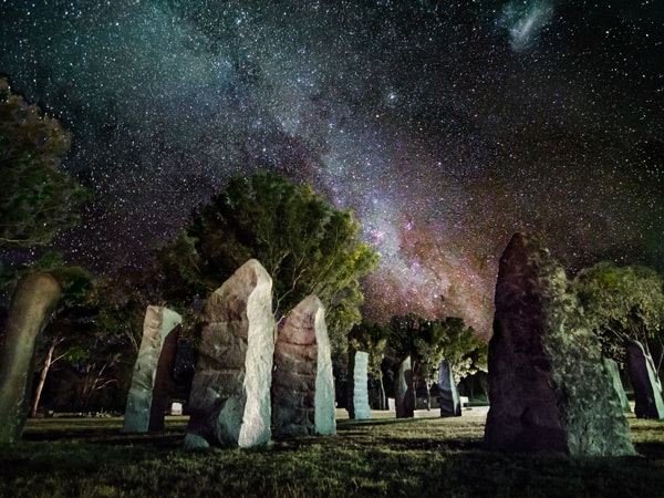 Australian Standing Stones in Glen Innes, NSW, Australia