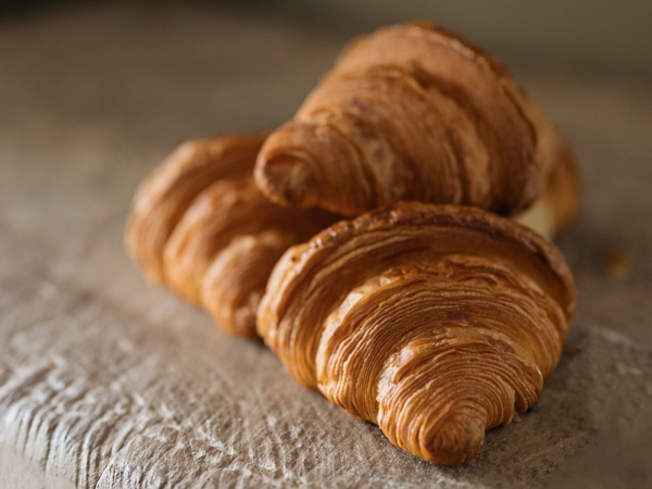 Freshly baked croissants available at Bells Bakery in Central Coast, NSW, Australia