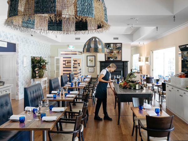 The Wild Flower Bar and Dining Restaurant at Bells at Killcare in Central Coast, NSW, Australia