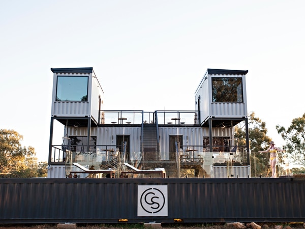 The facade of Callubri Station accommodations in NSW, Australia