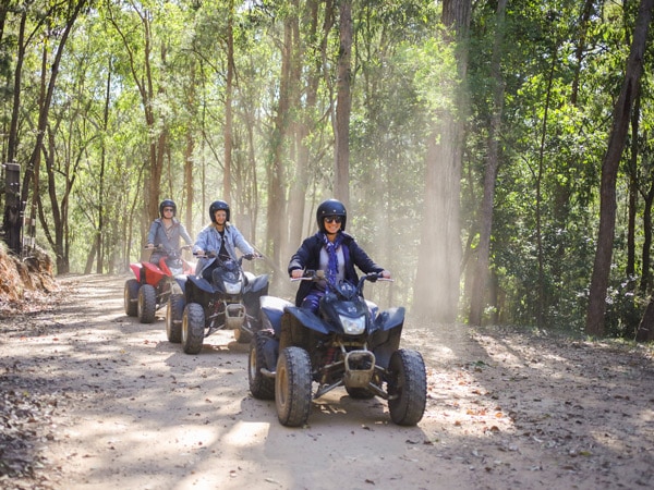 Road biking at Glenworth Valley in Central Coast, Australia