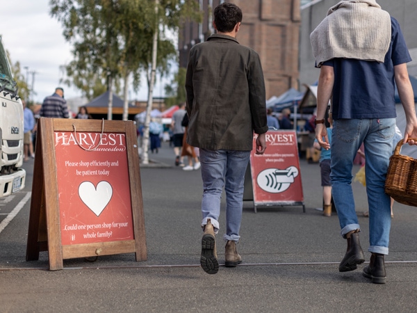 Harvest Market in Launceston, Tasmania, Australia