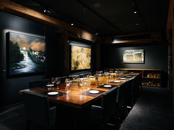 Interior of the Landscape Restaurant and Grill in Hobart, Tasmania, Australia