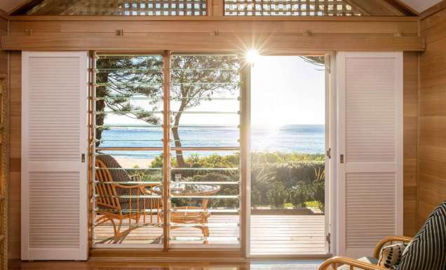 North Beach View interiors at Kim's Beachside Retreat in Central Coast, Australia