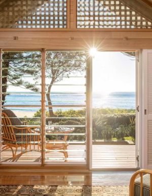 North Beach View interiors at Kim's Beachside Retreat in Central Coast, Australia