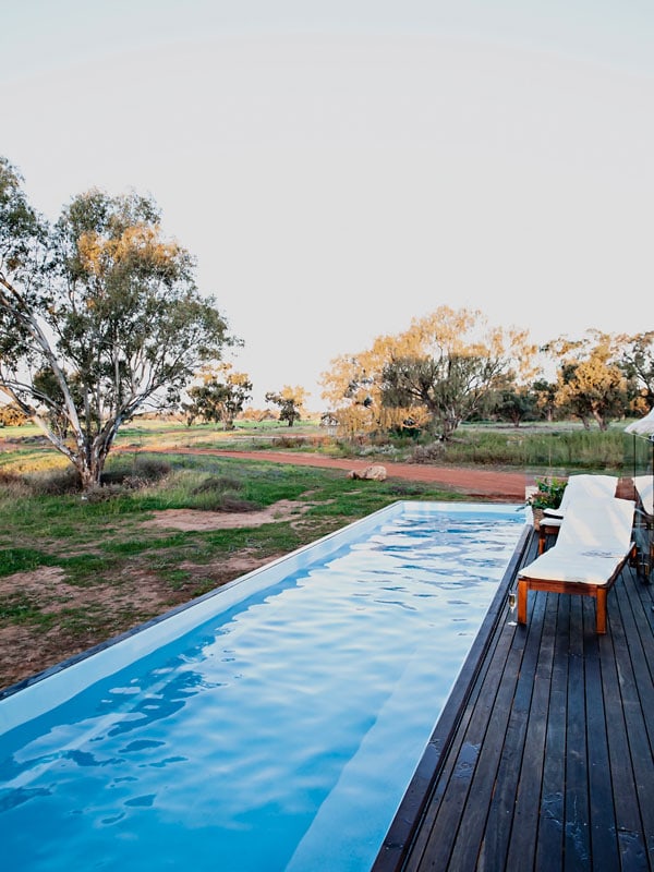 Lap pool in Callubri Station, NSW, Australia