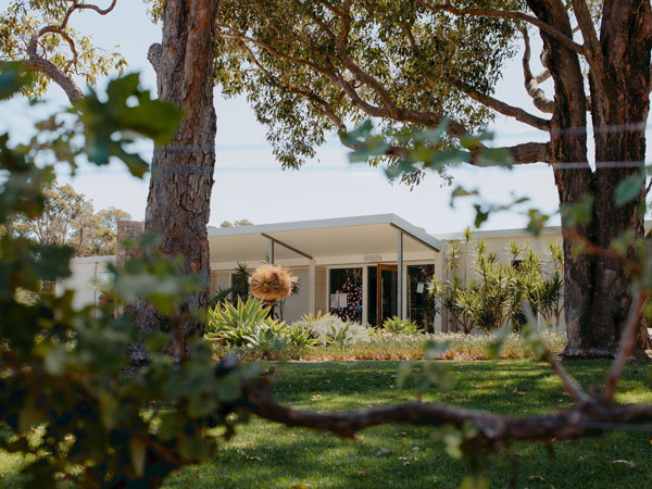 the winery restaurant exterior of Fishbone Wines, Margaret River