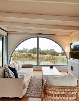 the interior of Soumah, Yarra Valley