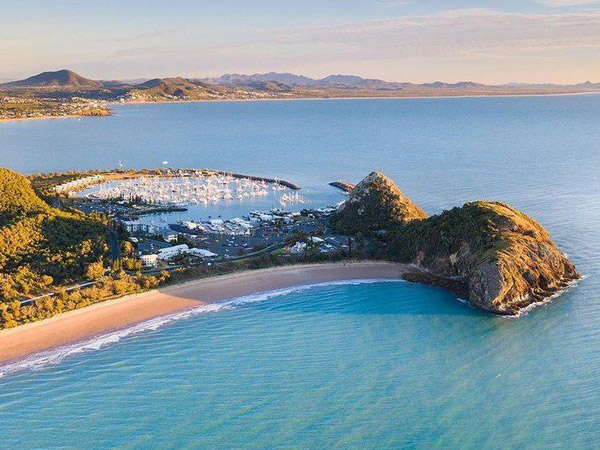 Yeppoon Coastline Aerial View