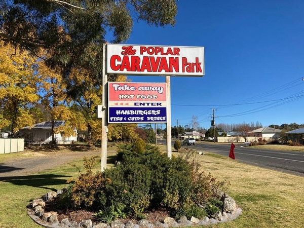 Poplar Caravan Park in Glen Innes, NSW, Australia