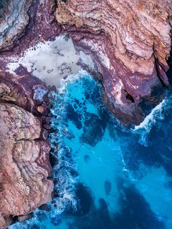 Kalbarri gorges from above