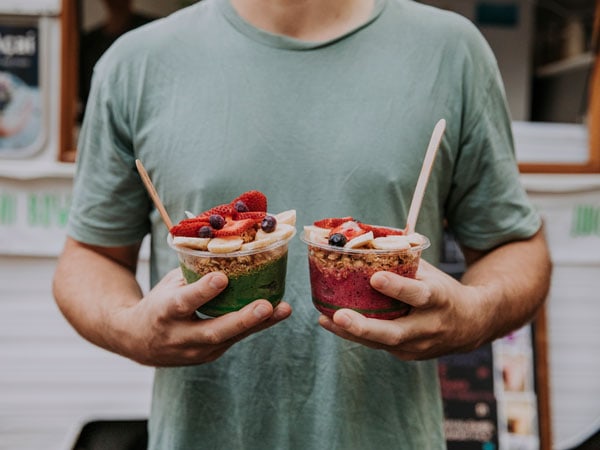 strawberry-filled treat